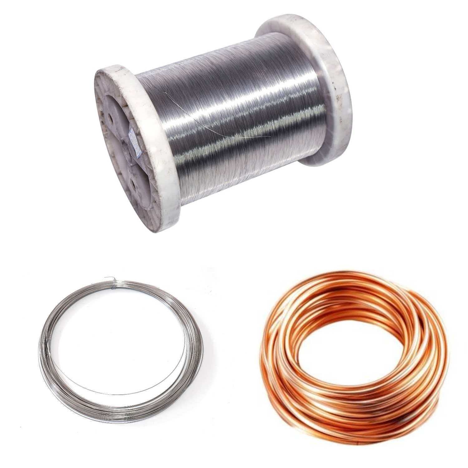 Metal wire coils used for construction reinforcement and industrial binding