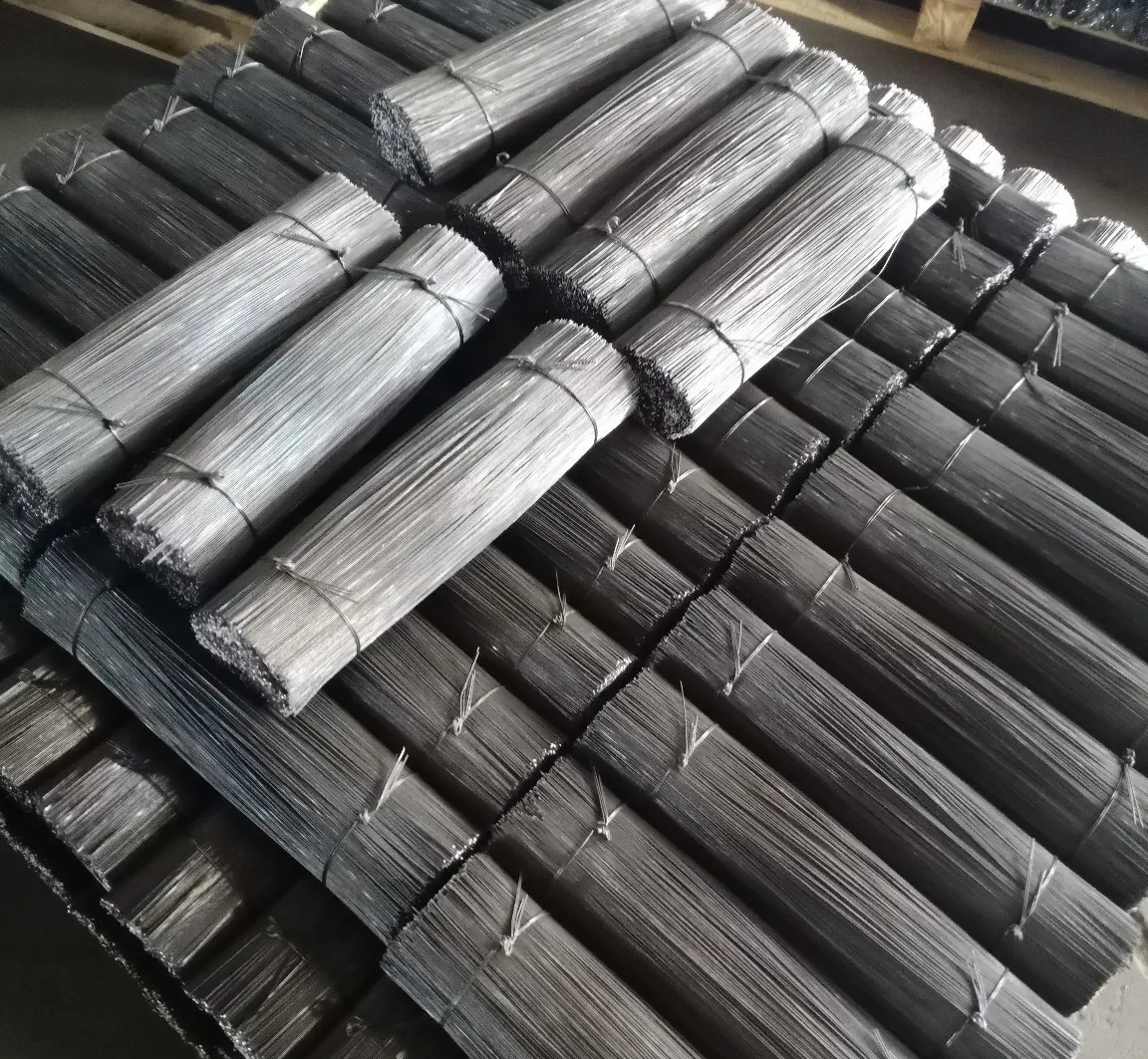 Stainless steel straight cut wire pieces