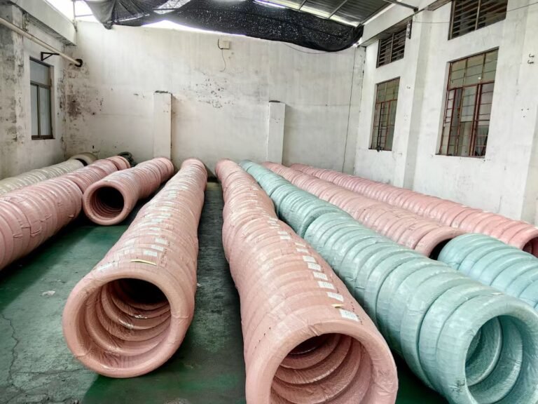 201 stainless steel wire factory direct container loading， Tianjin Port shipment to Africa infrastructure projects