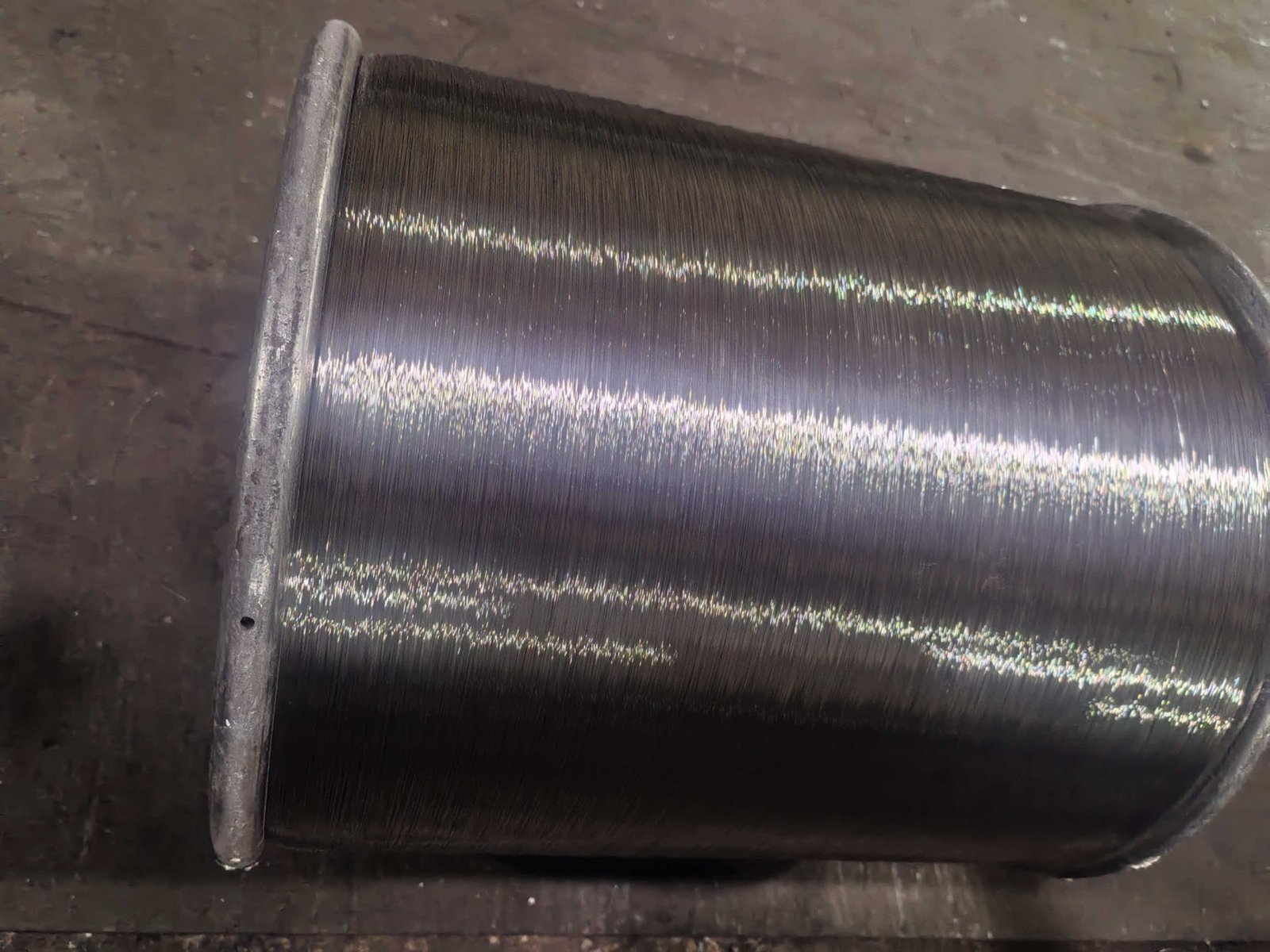 Spools of 0.50mm stainless steel wire ready for shipment.