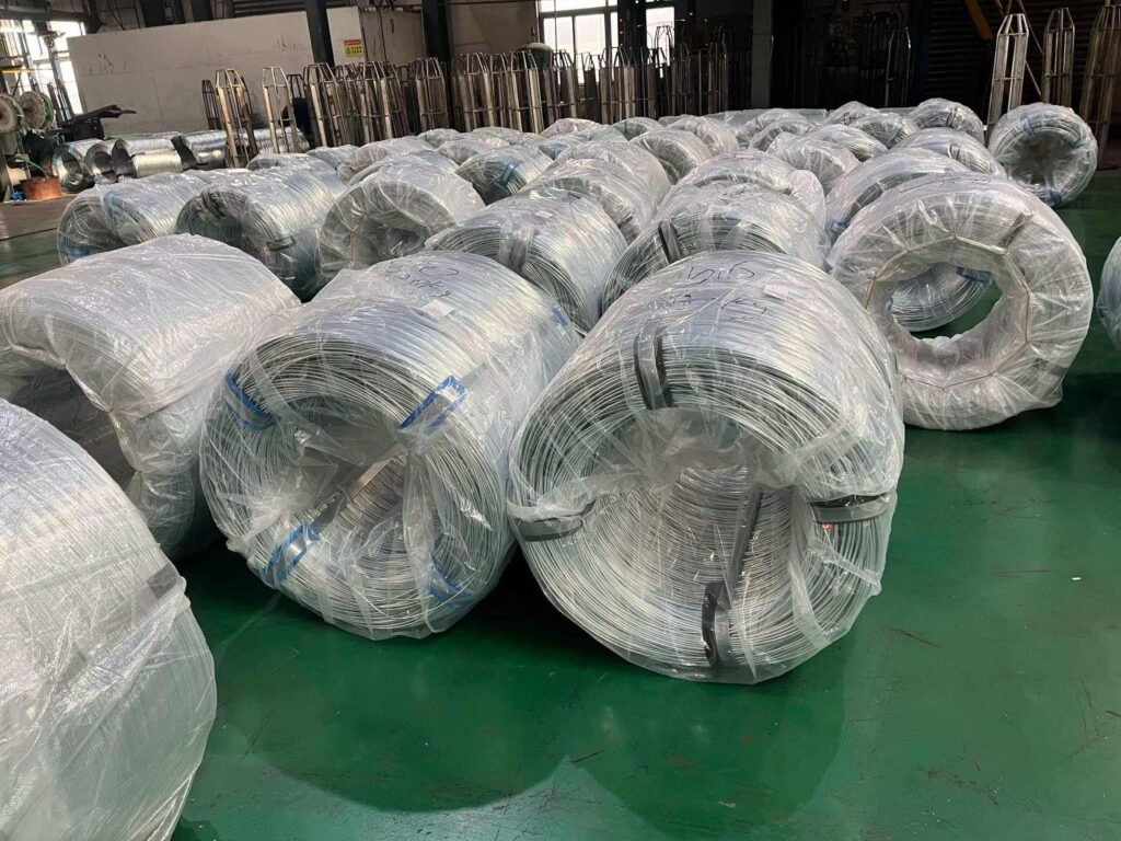 galvanized iron wire seaworthy packing moisture barrier and physical protection for African ports