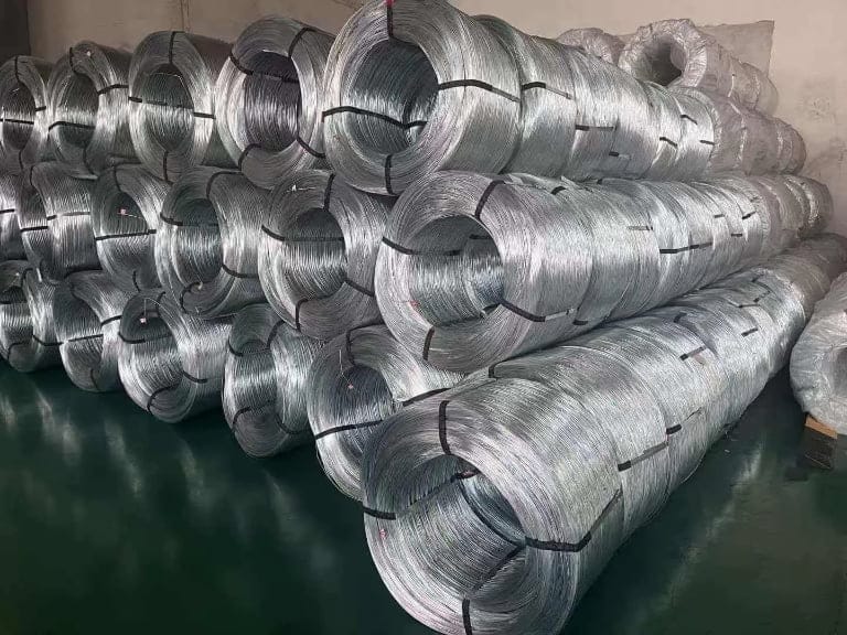 galvanized iron wire thick zinc layer coil anti-rust protection for outdoor exposed work