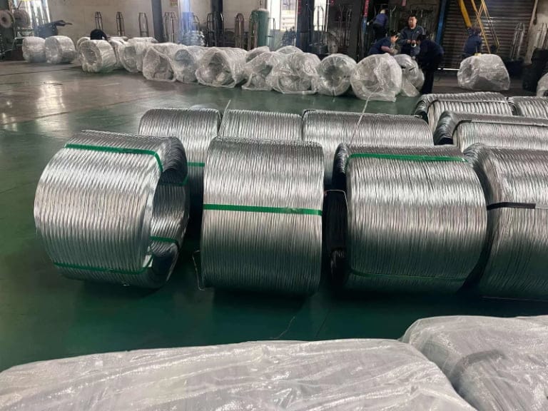 galvanized binding wire heavy coil for concrete reinforcement and steel structure tying